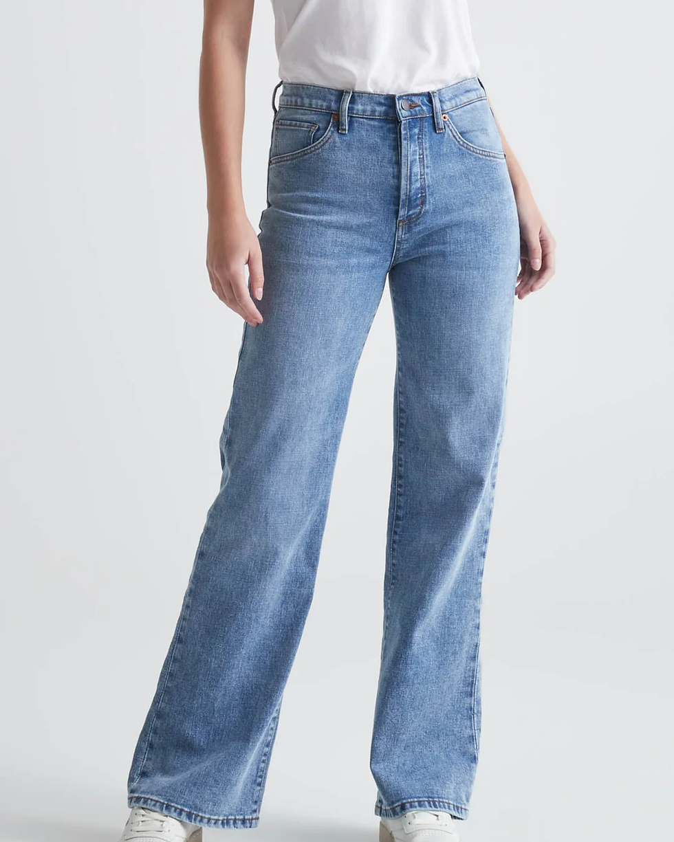 Women Denim Jeans High Waist Button Pockets Super Mini Shorts Pants Jeans  Blue M