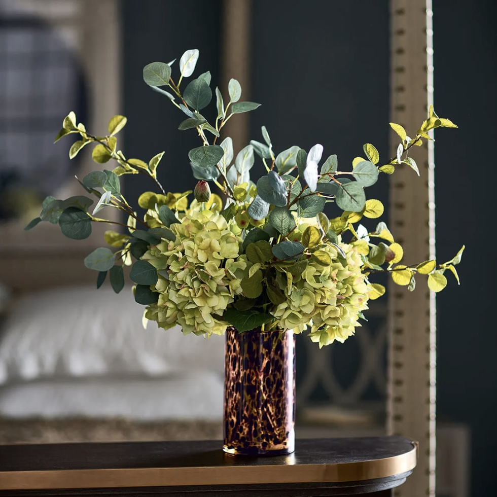 Faux Hydrangea and Hellebore Bunch