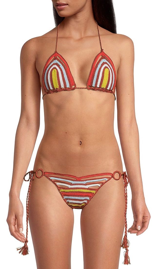  Two-Piece Crocheted Bikini 