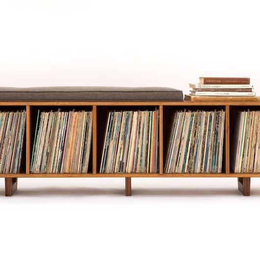 Vinyl Record Shelf Wood Album Display Vinyl Holder Record LP