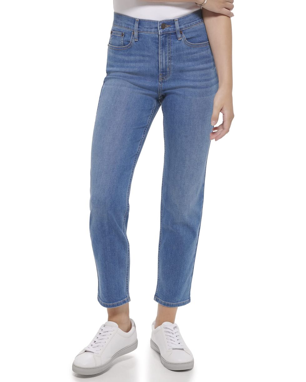 Calvin Klein Jeans Ladies' High-Rise Jeans Ankle Length Stretch