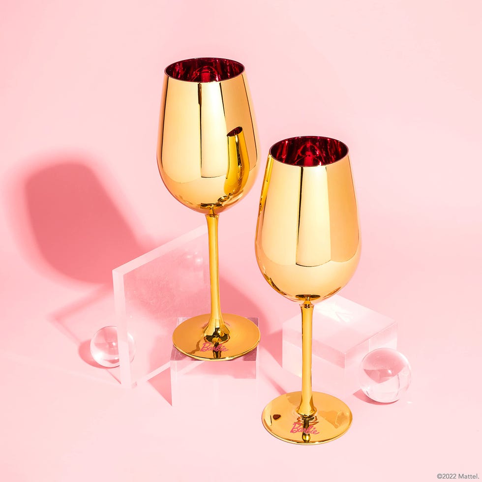 Barbie Dreamhouse Wine Glasses Barbie Dreamhouse Wine Glasses