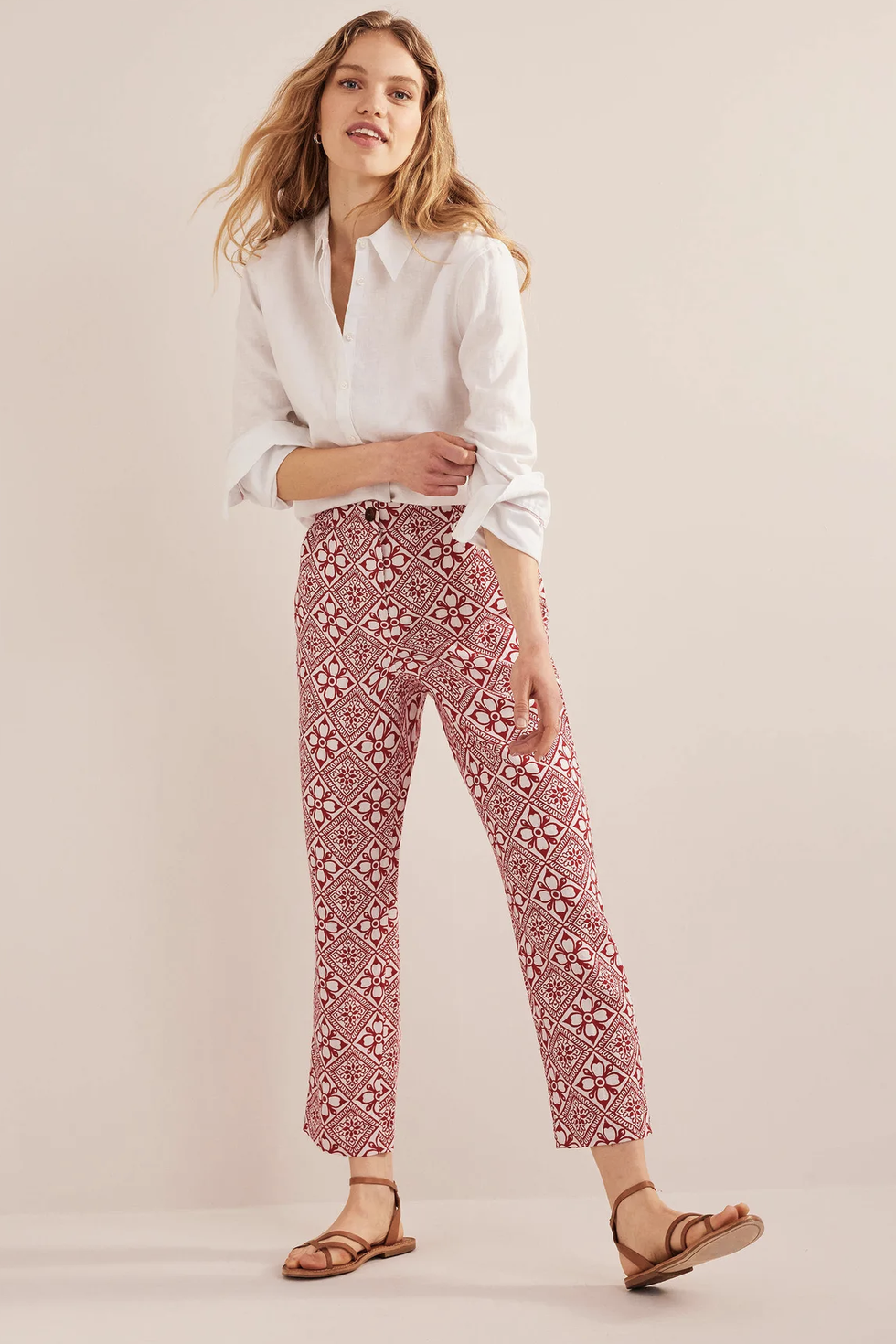 Pull-on Linen Trousers, £68