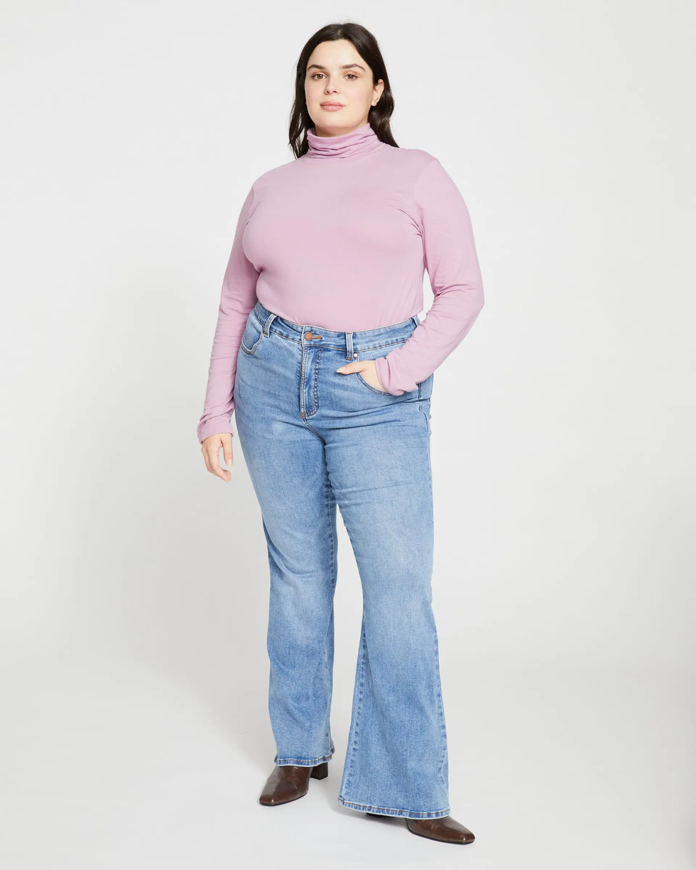 Farrah High-Rise Flared Jeans