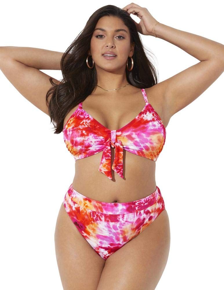 High waisted plus on sale size bikini set