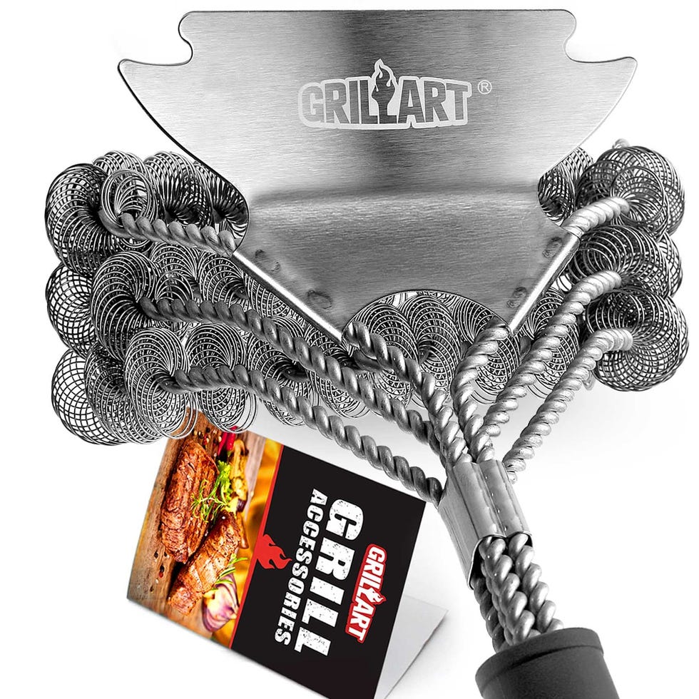 Grill Brush and Scraper, Bristle Free