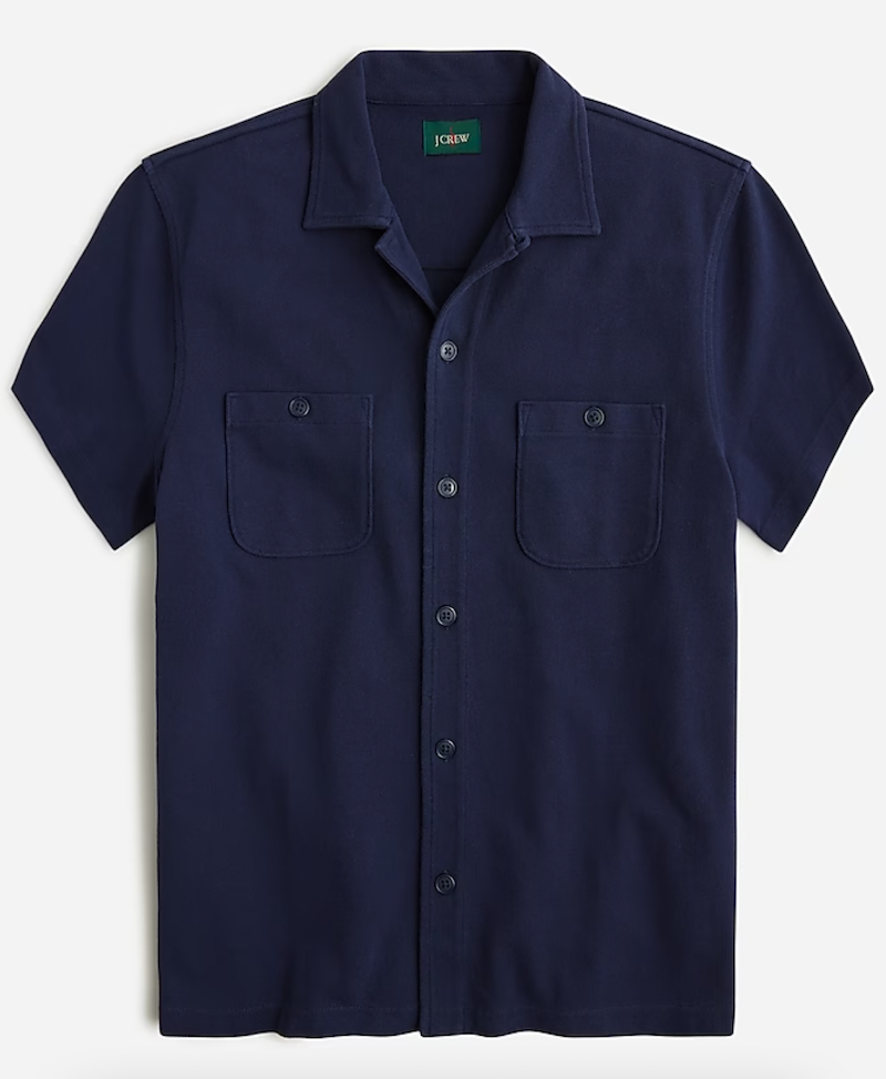 Piqué Camp-Collar Shirt Piqué Camp-Collar Shirt