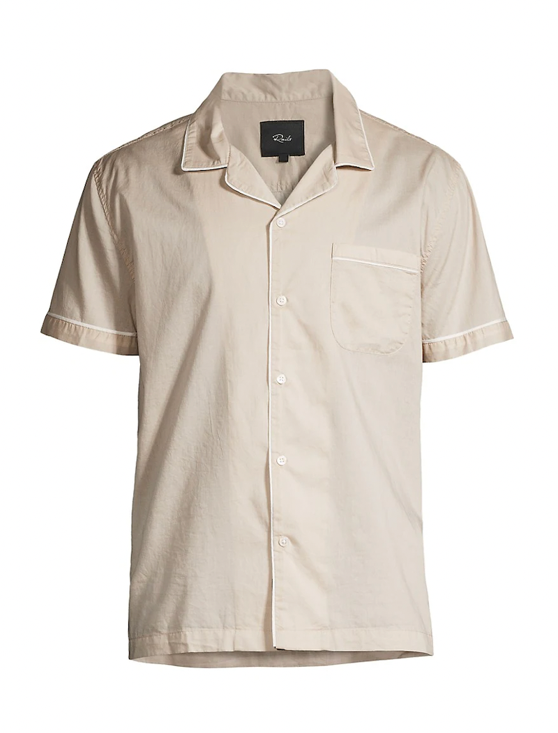 Osbourne Piped Camp Shirt Osbourne Piped Camp Shirt