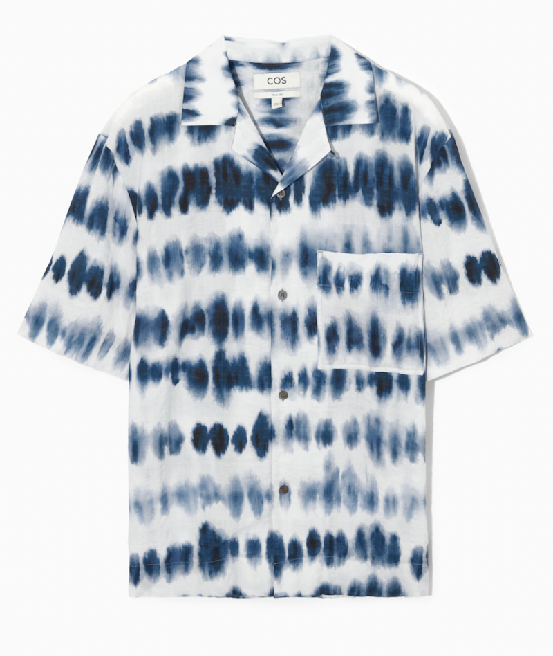 Camp-Collar Seersucker Shirt Camp-Collar Seersucker Shirt