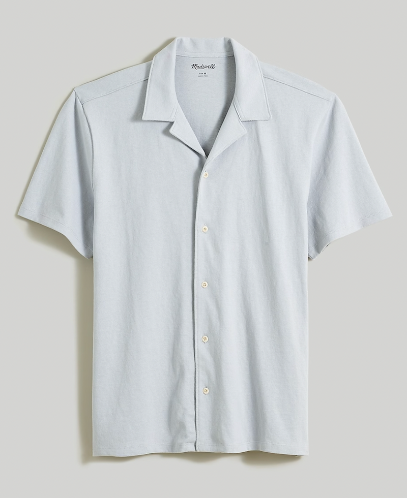 Knit Easy Short-Sleeve Camp Shirt Knit Easy Short-Sleeve Camp Shirt