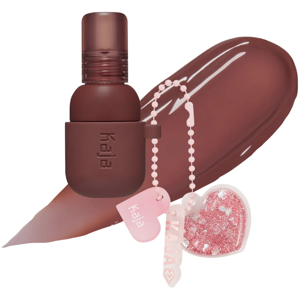 Jelly Charm Glazed Lip Stain & Blush With Keychain 