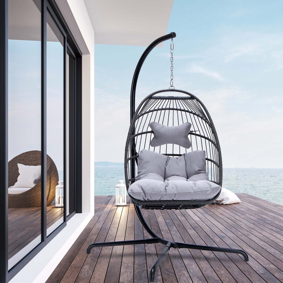 Nicesoul Rattan Hanging Egg Chair