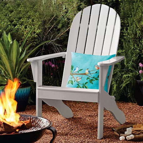 Mainstays Wood Outdoor Adirondack Chair