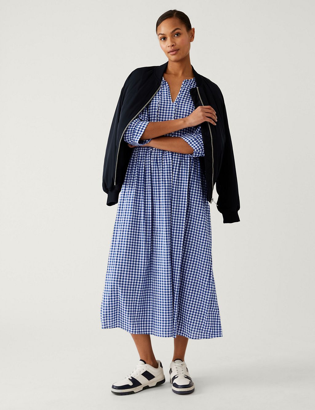 Marks and sale spencer gingham dress