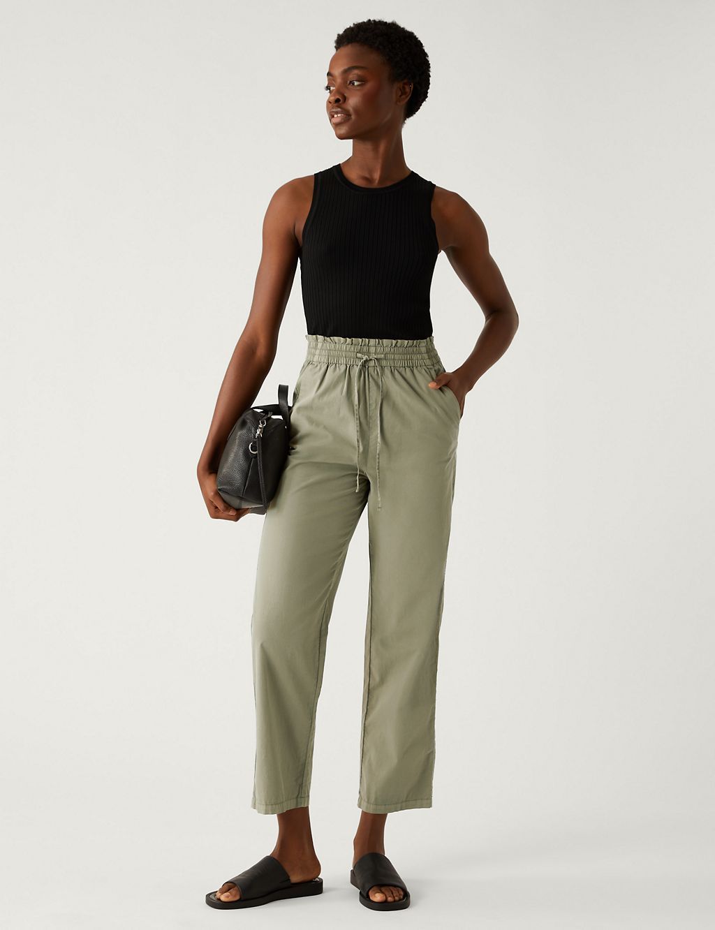 Marks and spencer summer cheap trousers