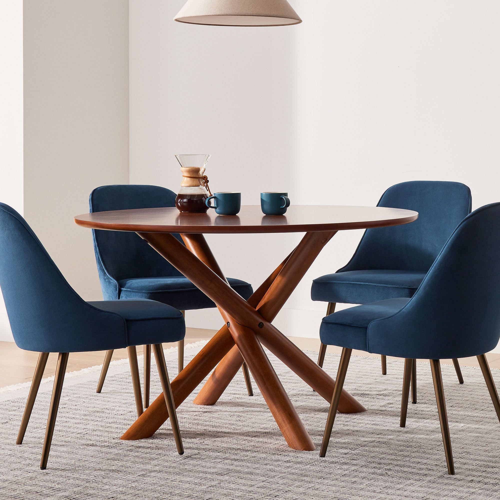 Round two seater online dining table