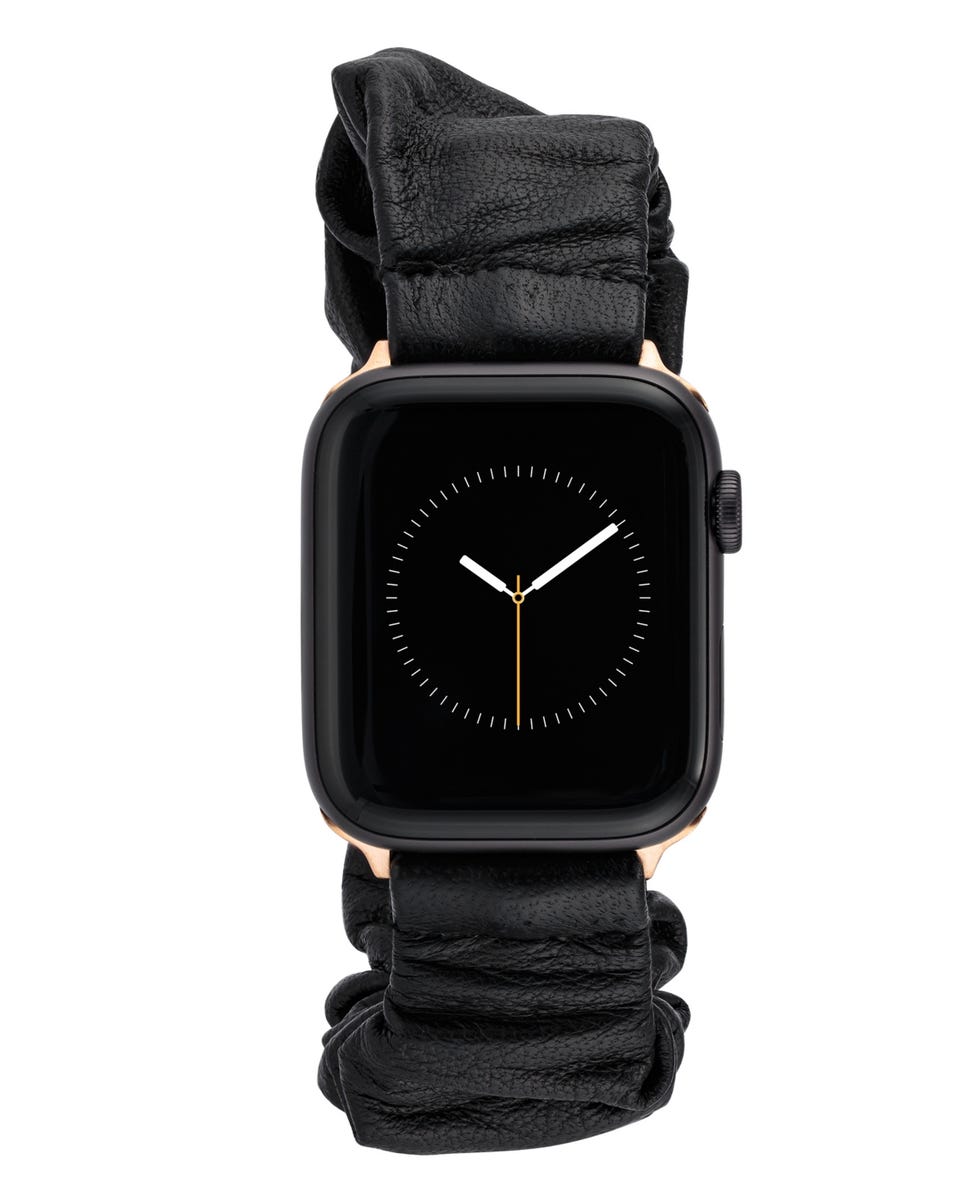 Premium Leather Scrunchie Apple Watch Strap 