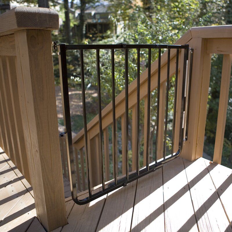 Outdoor baby gate for best sale deck stairs