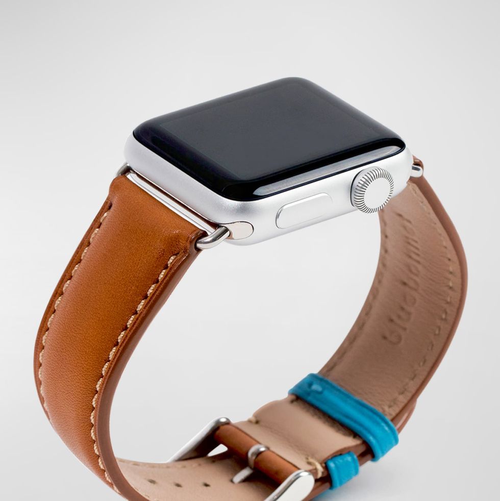 French Leather Apple Watch Band
