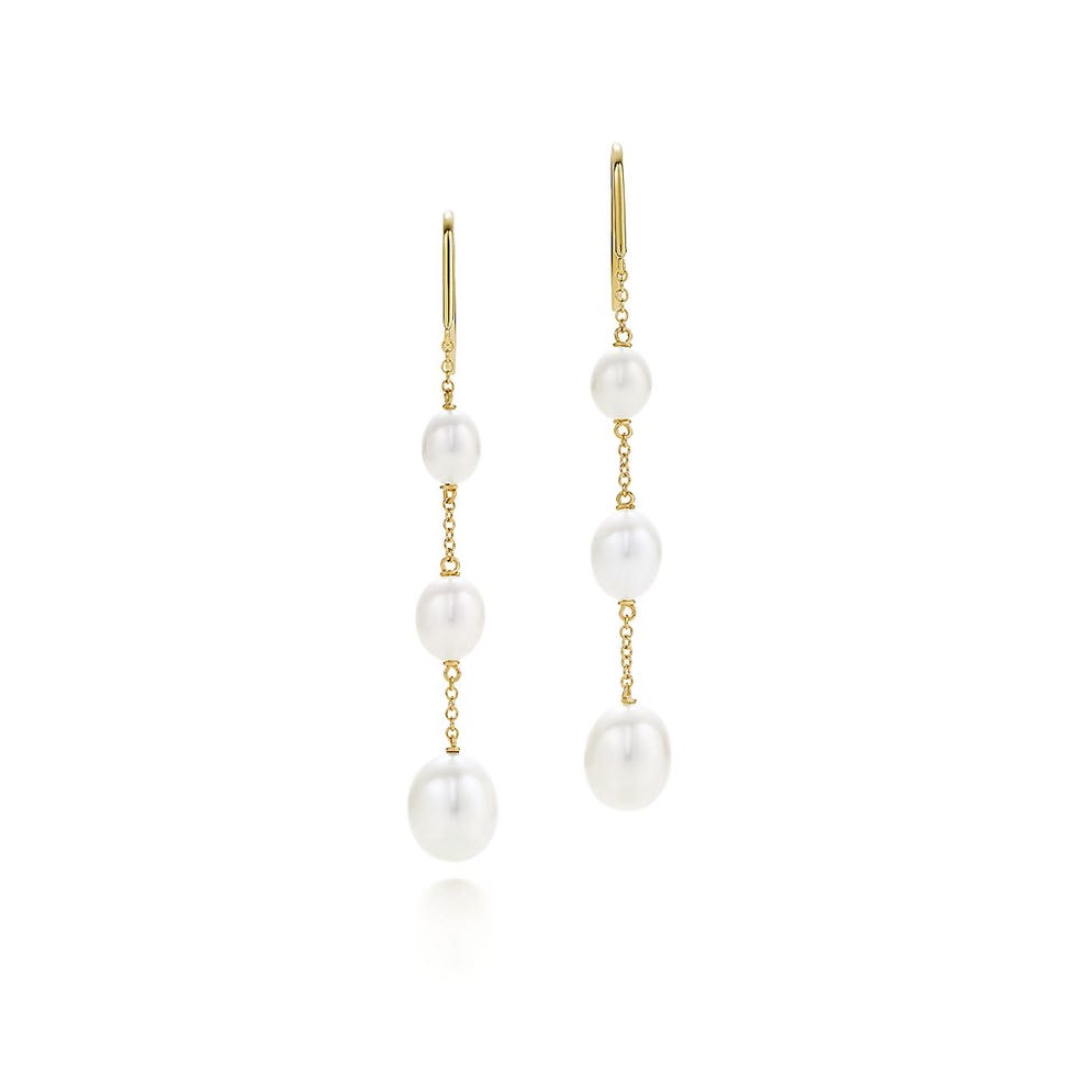 Pearls by the Yard Chain Earrings