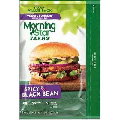 MorningStar Farms Spicy Black Bean Veggie Burgers