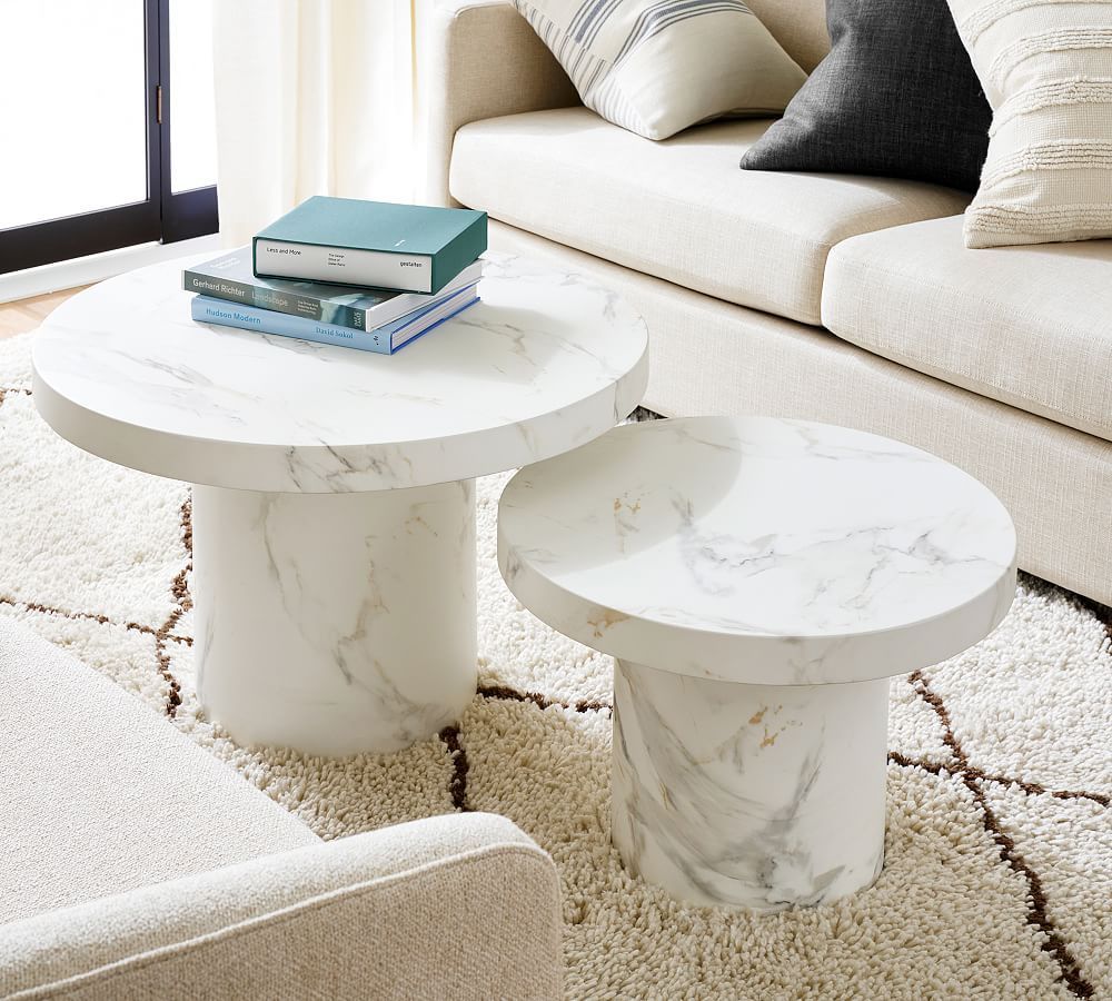 Hudson james collection round deals coffee table