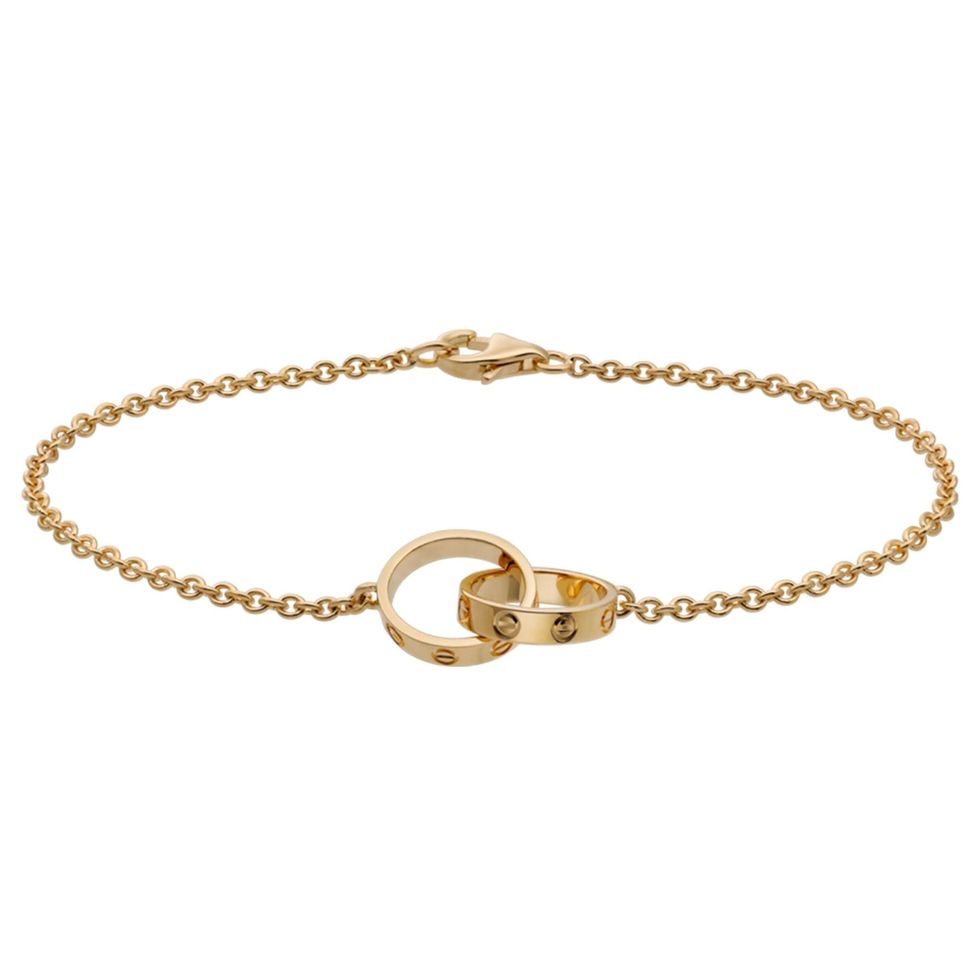 Cartier Yellow Gold Love Chain Bracelet