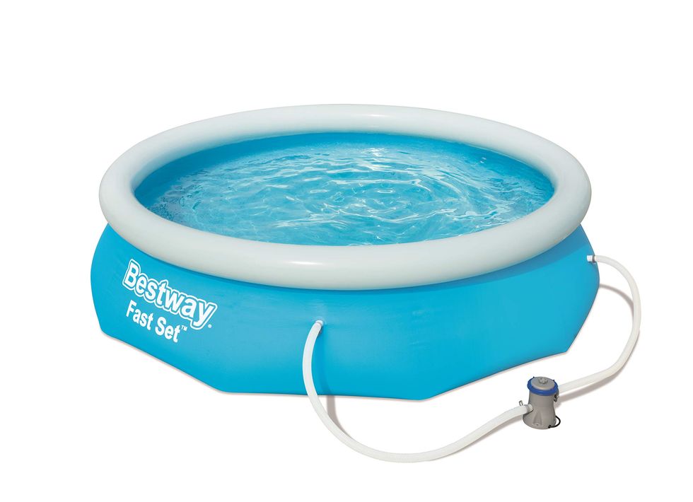 Bestway 57270 Round Inflatable Paddling Pool dengan Filter Pump