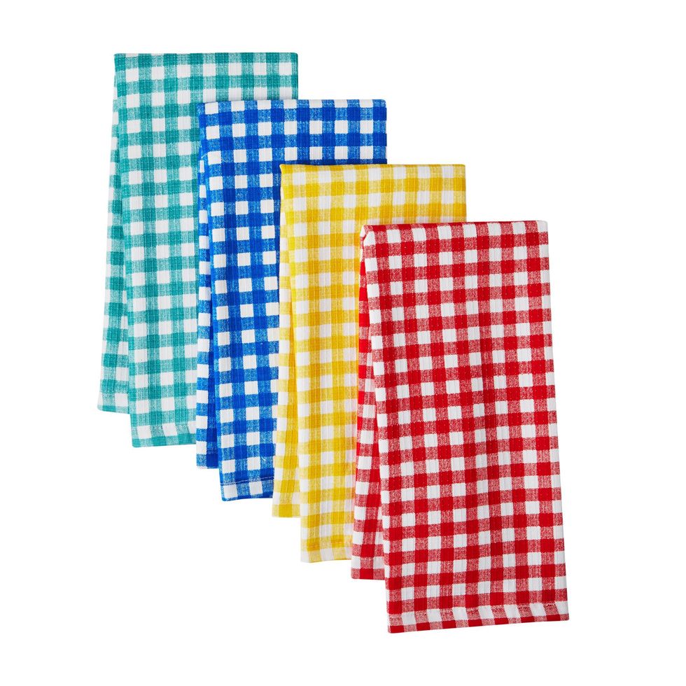 The Pioneer Woman Gingham Waffle Kitchen Towel Set