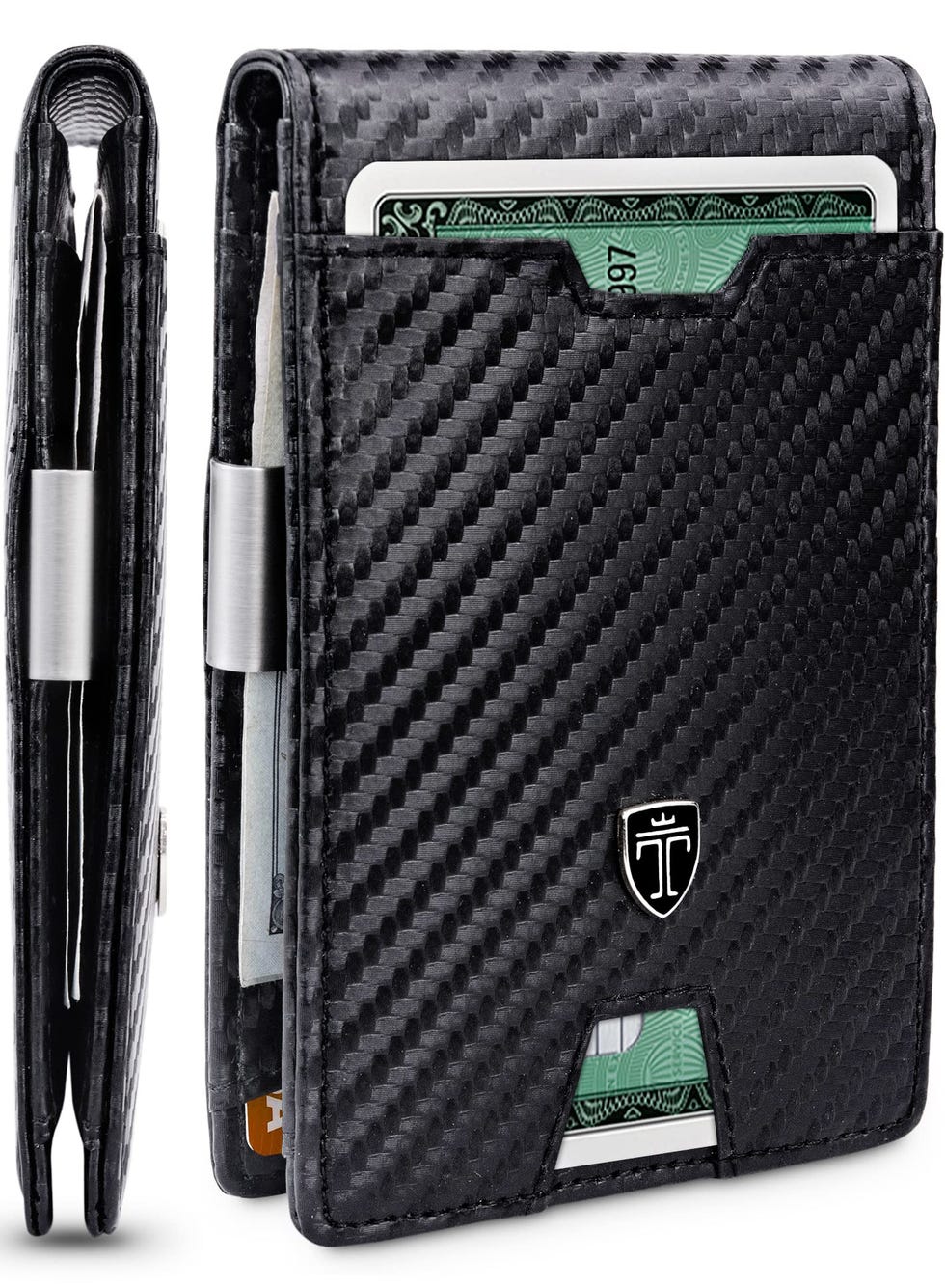 Slim Wallet With Money Clip