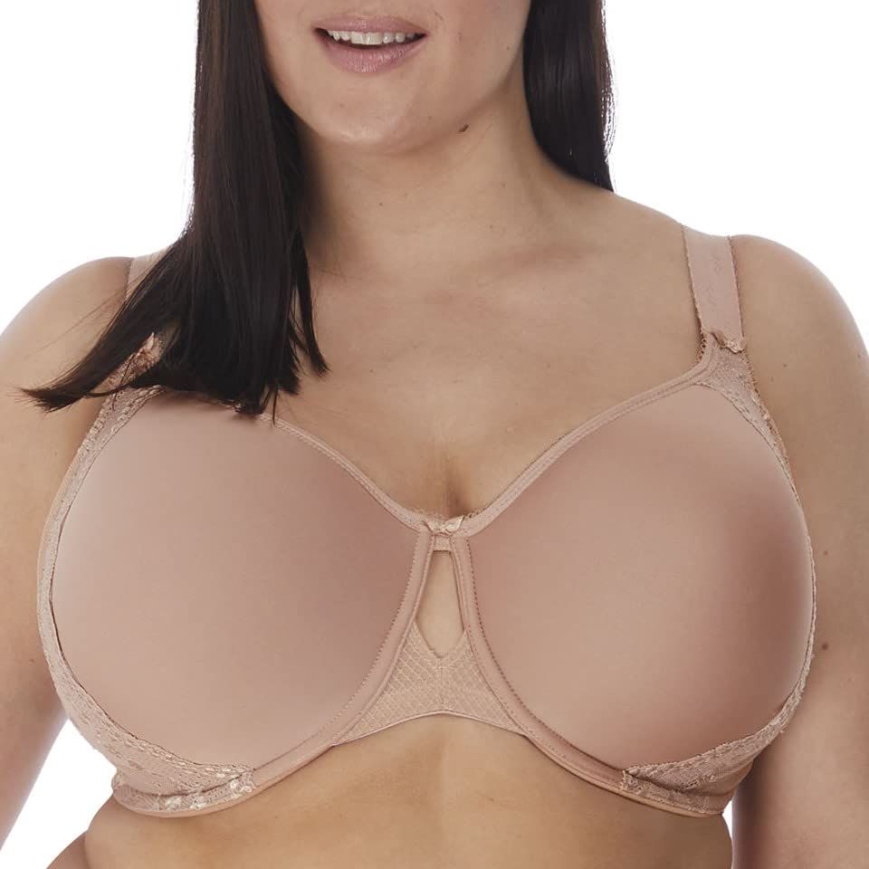 TRUE & Co Women's V-Neck Nude Bra Size 3X Wire Removable Pads for sale  online