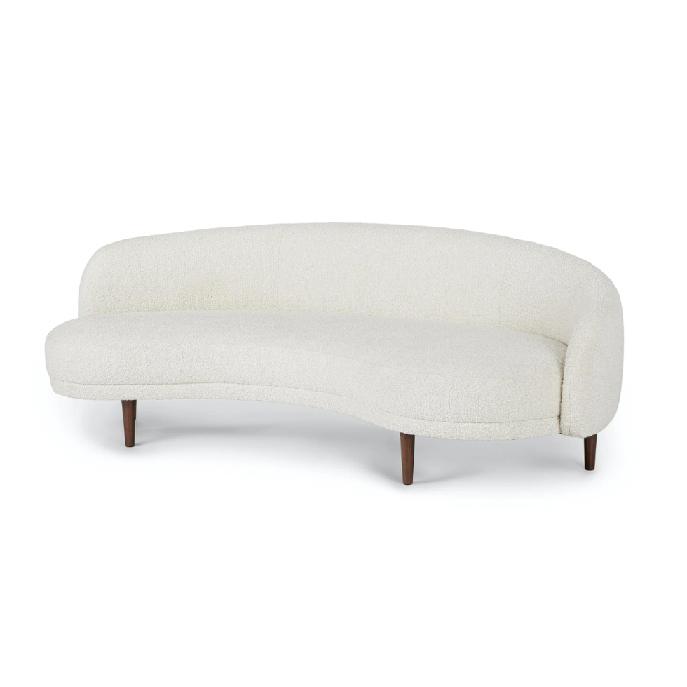 Kayra Ivory Bouclé Sofa