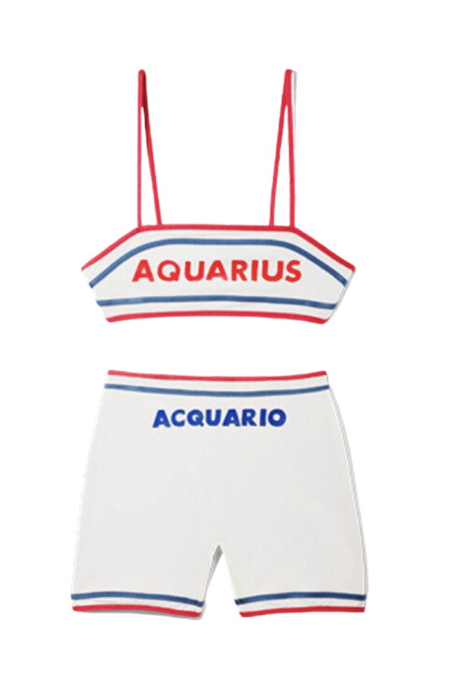 Two-Piece Aquarius Swimsuit	