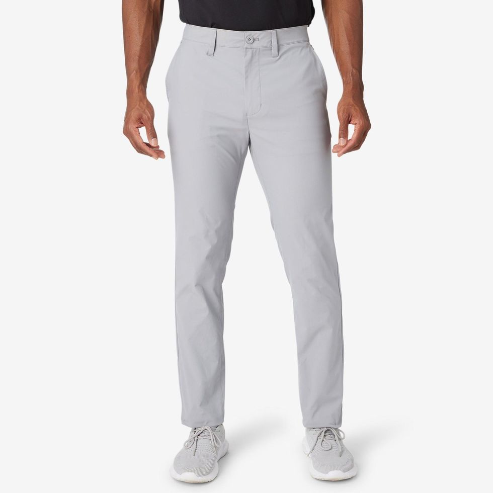 NIKE Women's Modern Rise Grey Plaid Tartan DRI FIT Golf Pants Size