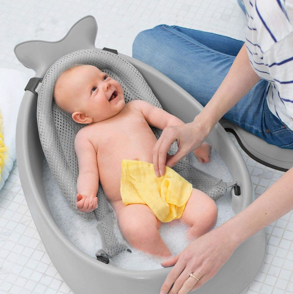 Moby 3 Stage Baby Bath - Grey
