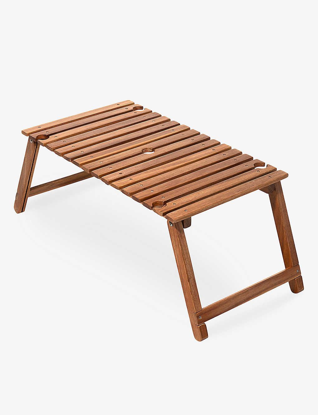 Fold out best sale garden table