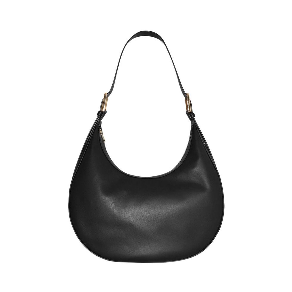 Leather Crescent Bag