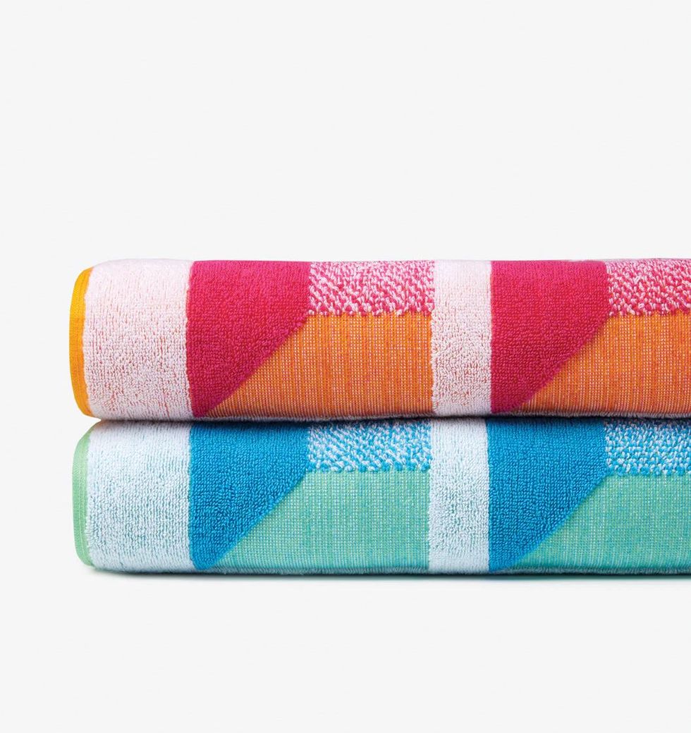 Brooklinen Dropped the Cutest Beach Towels & They're Already on