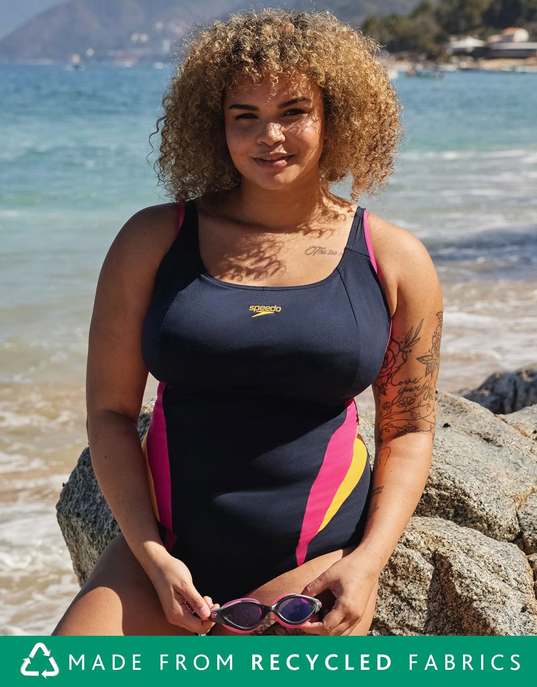 Plus size store speedo swimwear uk