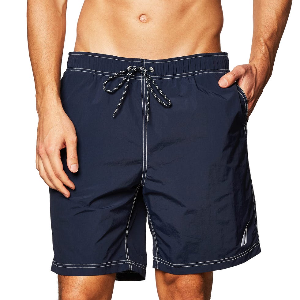 Standard Solid Quick Dry Classic Logo Swim Trunk