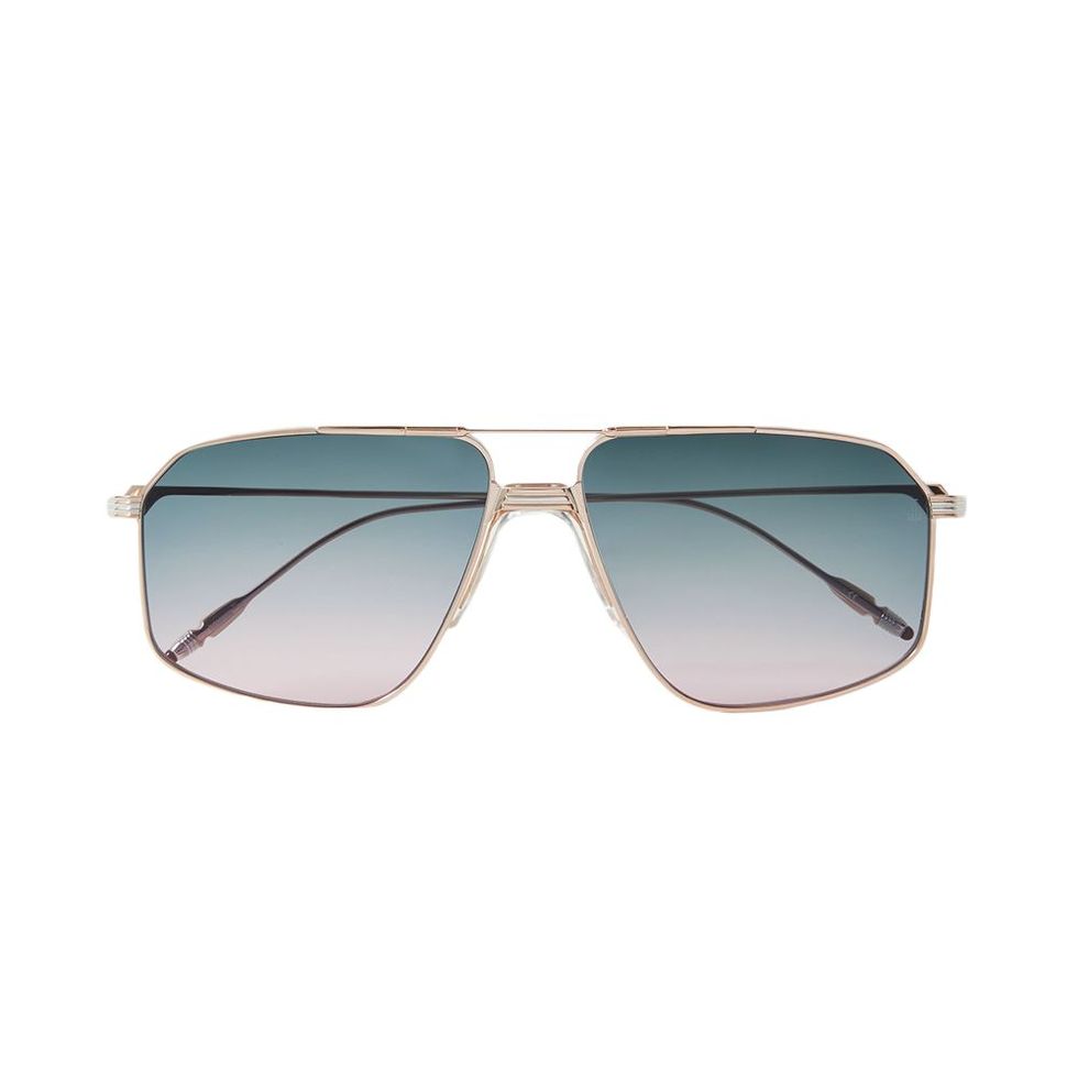 Jagger Aviator-Style Gold-Tone Sunglasses