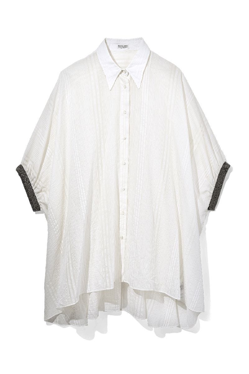 Organza Shirt with Precious Cuffs