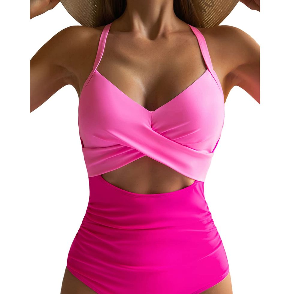 Jennifer's Body Jennifer Check Swimsuit - One-piece Swimwear with Halter  Bikini Bra