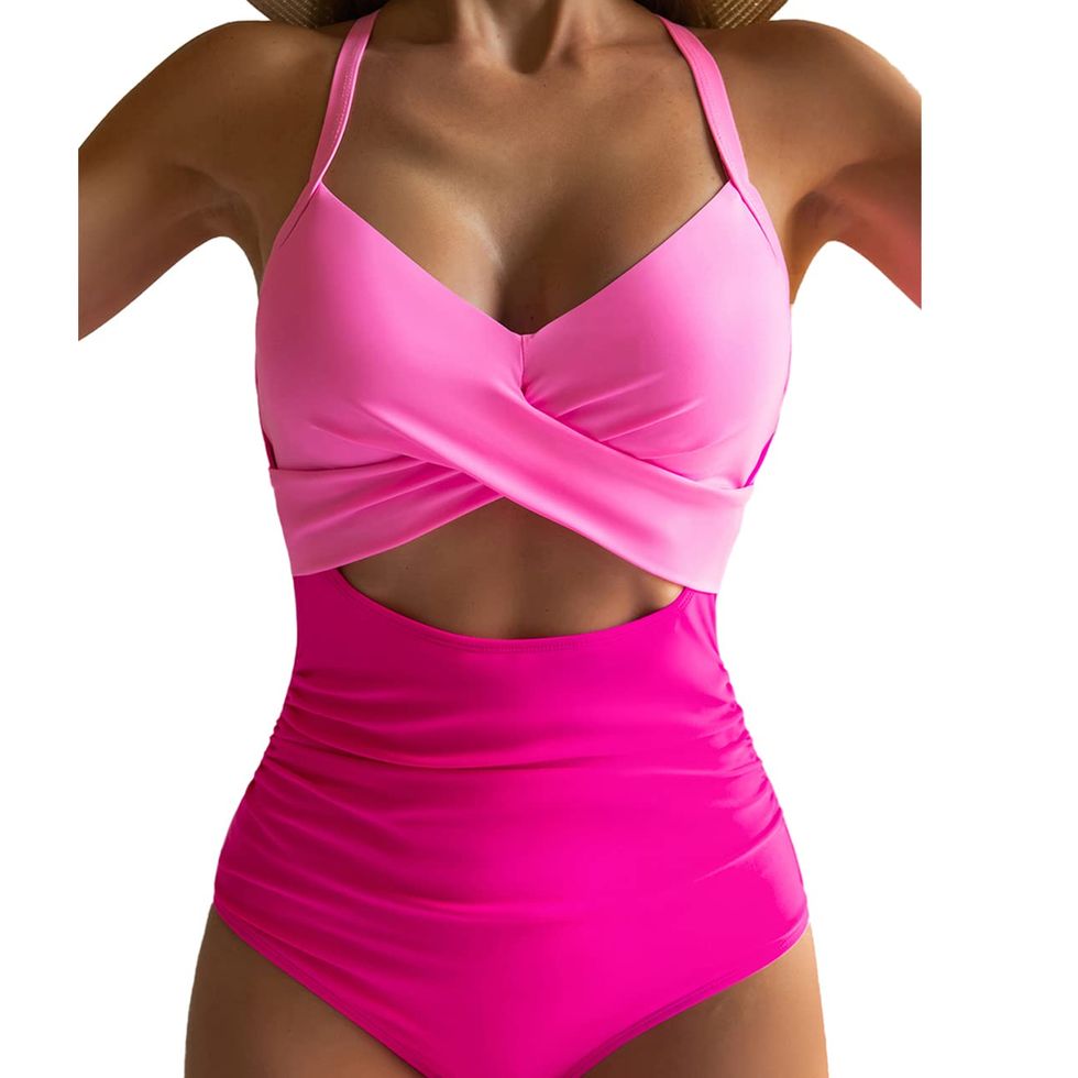 Tummy Control High-Waisted Bathing Suit 
