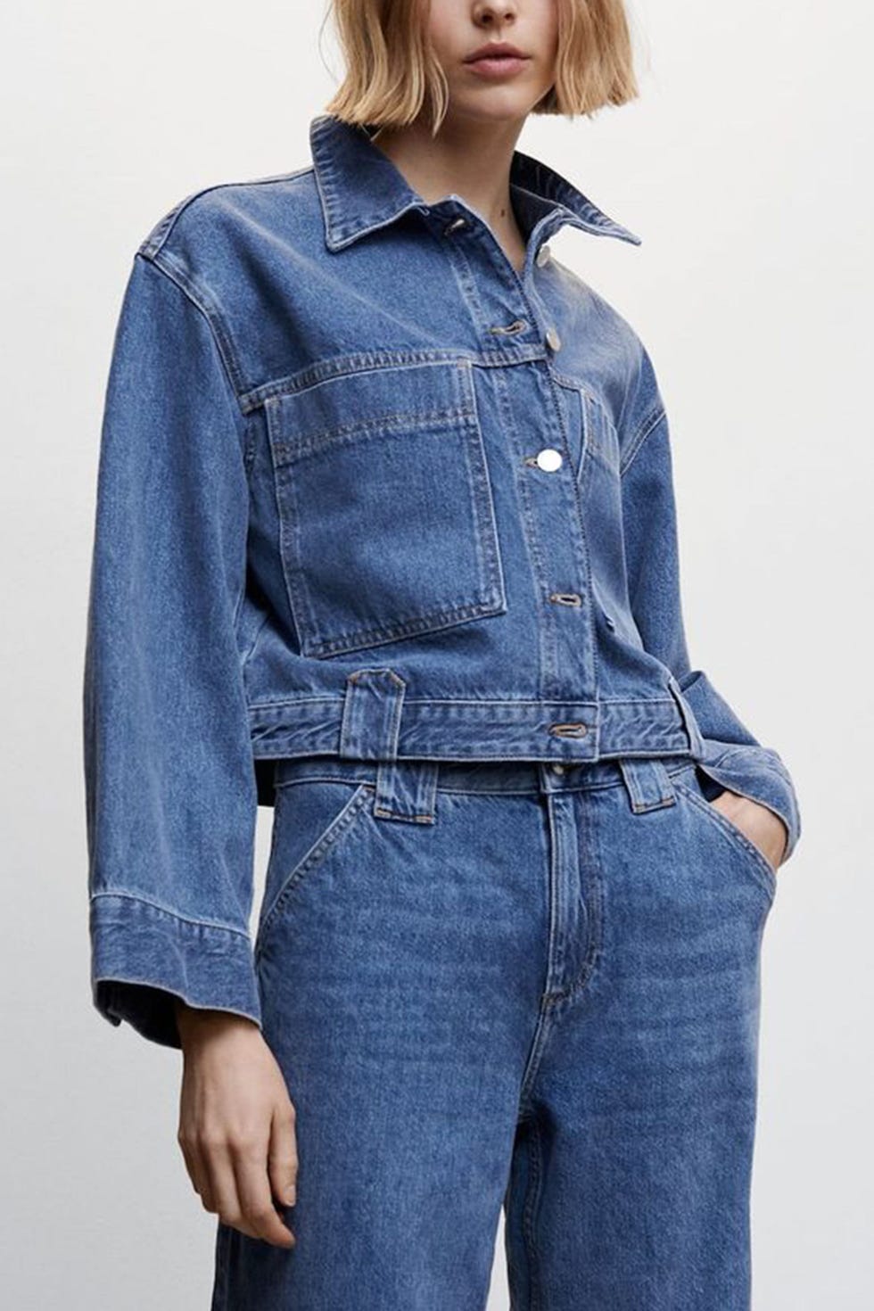 Pocketed Denim Jacket