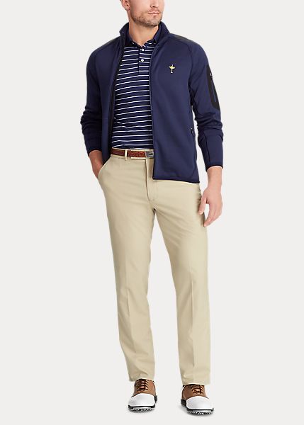 Buy Polo Ralph Lauren Navy Slim Hudson Low Stretch Casual Trousers for Men  Online | The Collective