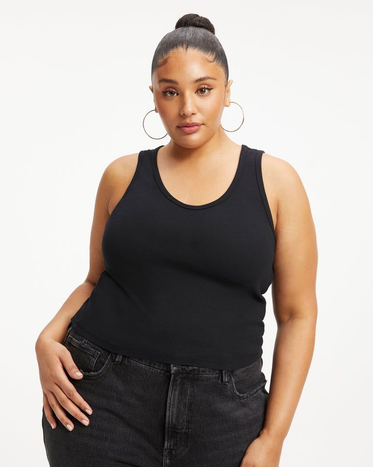 Plus Size Relaxed Layering Tank Top