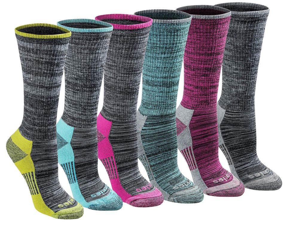 Diabetic Socks with Grips for Women and Men - 4 Pair | Light Blue, Blue, Purple, Pink | Neuropathy Socks for Women | Hospital Socks with Grips for