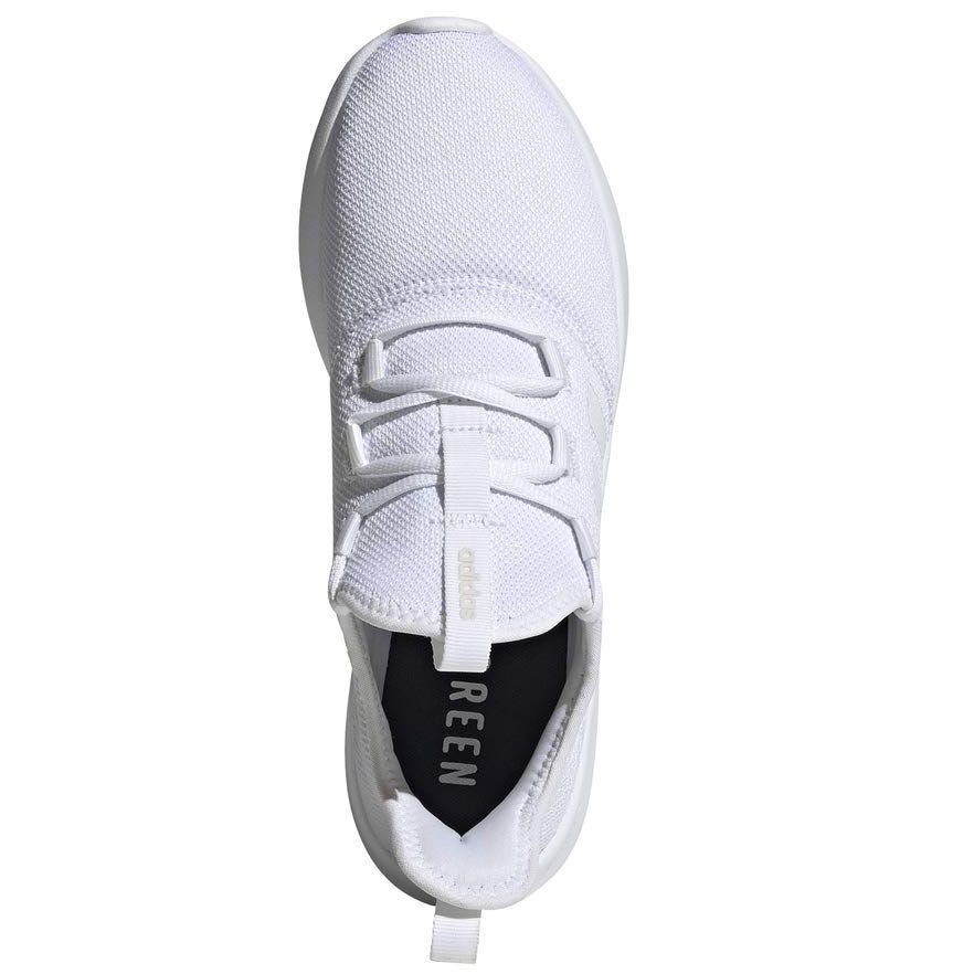 adidas Women's Cloudfoam Pure 2.0 Running Shoes, White/White/Grey, 9 US