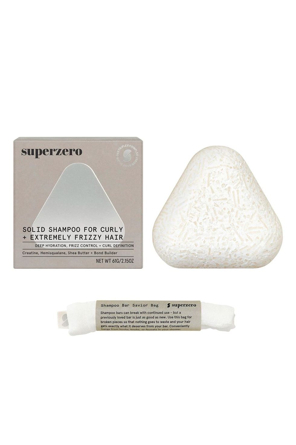 Solid Shampoo for Curly + Extremely Frizzy Hair
